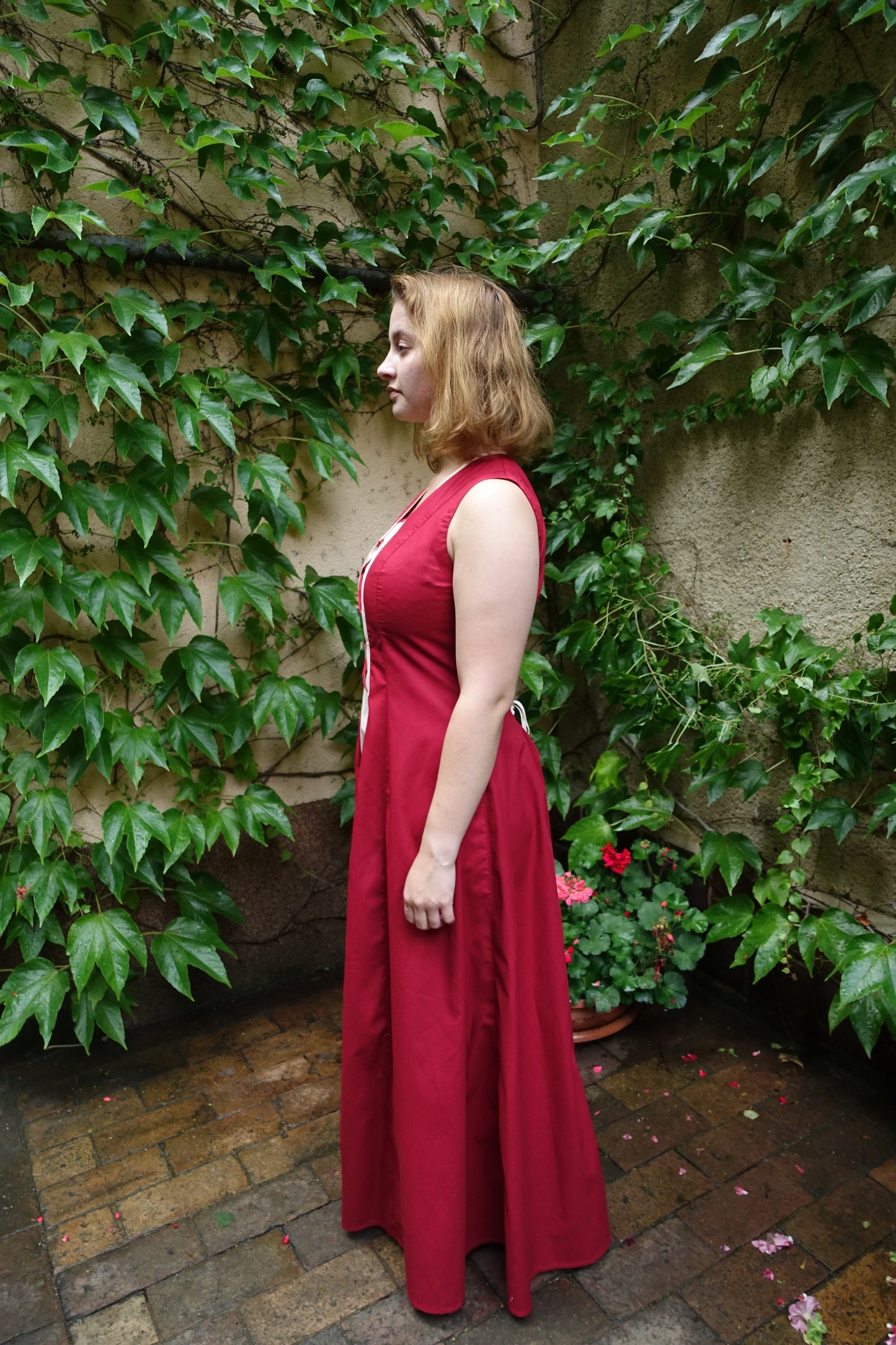 Blaudruck Greiz Kleid Ari