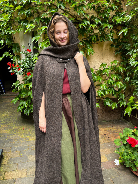 Blaudruck Greiz Umhang Aleidis