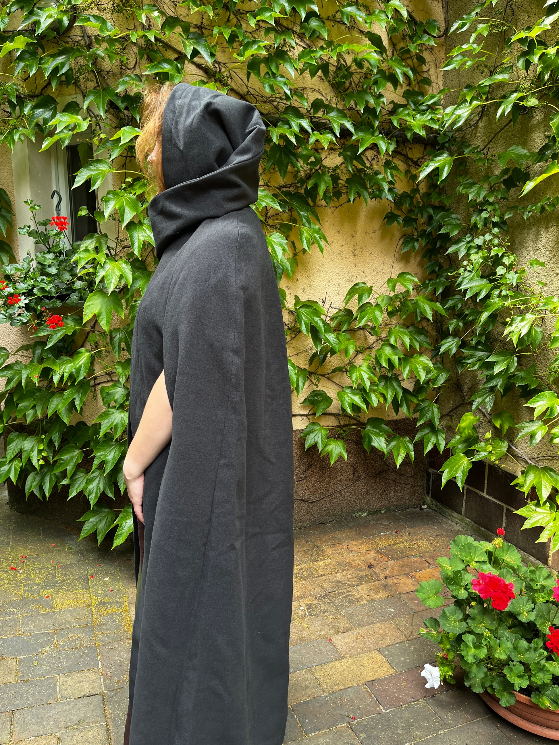 Blaudruck Greiz Umhang Coletta