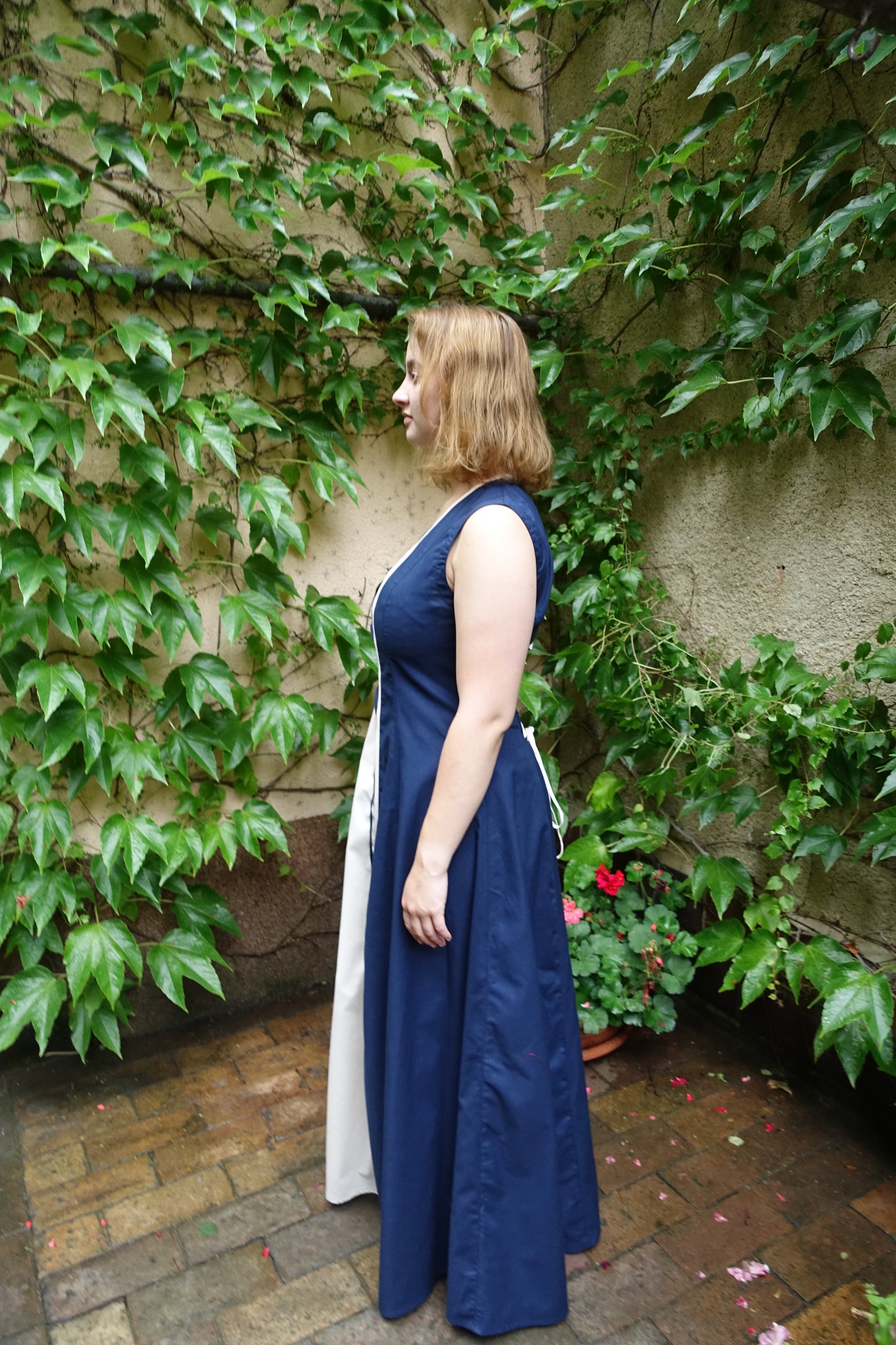 Blaudruck Greiz Kleid Ari