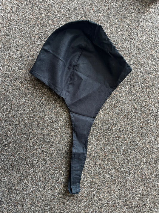 Blaudruck Greiz Bundhaube Baumwolle Schwarz