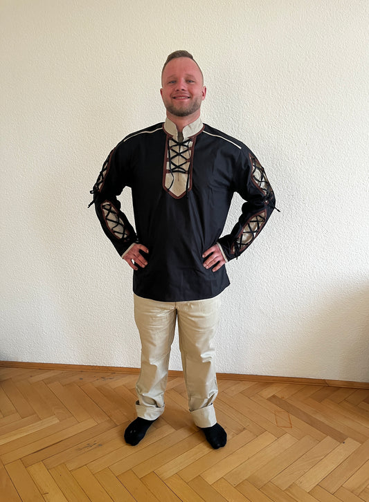 Blaudruck Greiz Hemd Levi