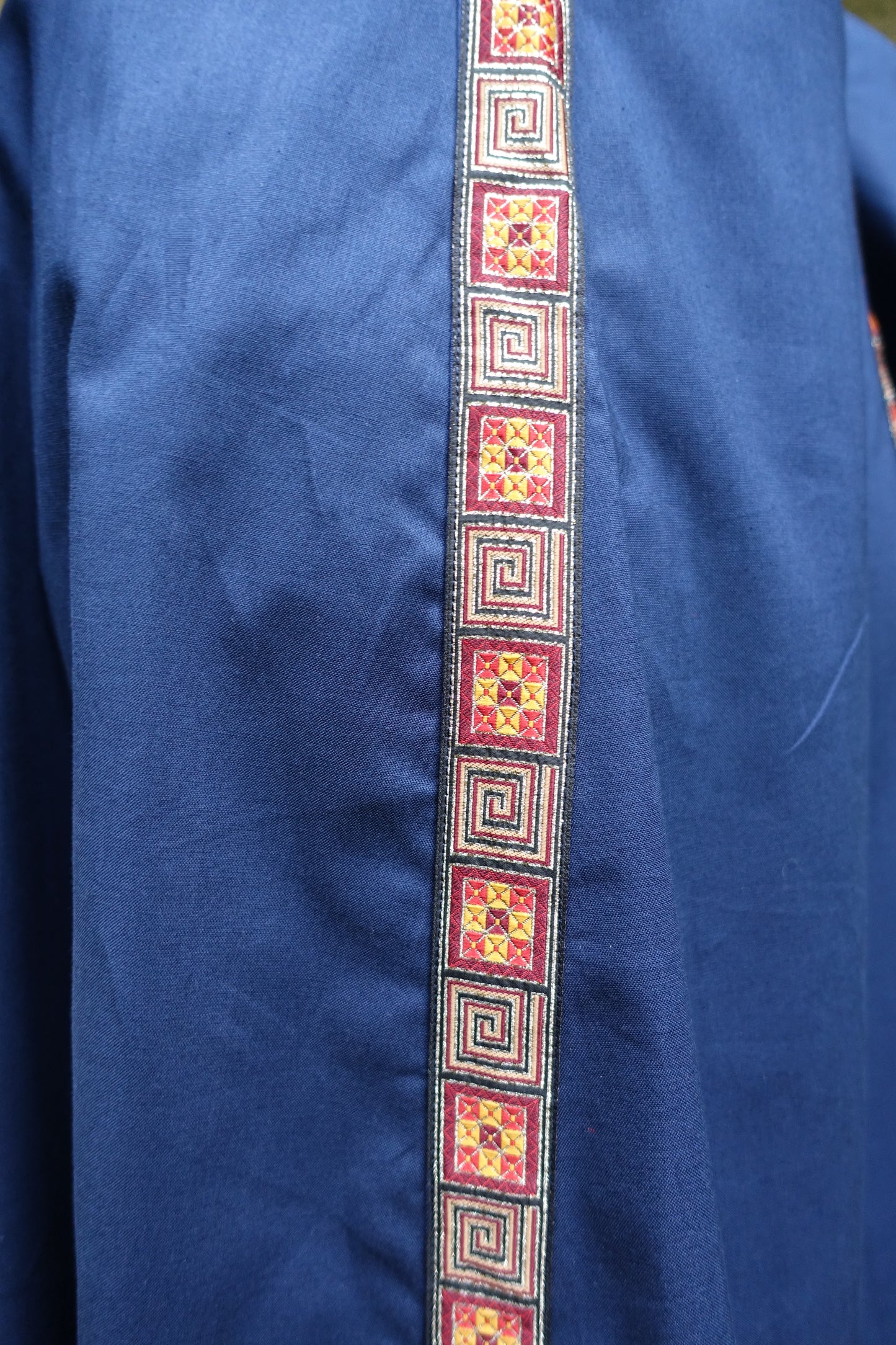 Blaudruck Greiz Kleid Rahel