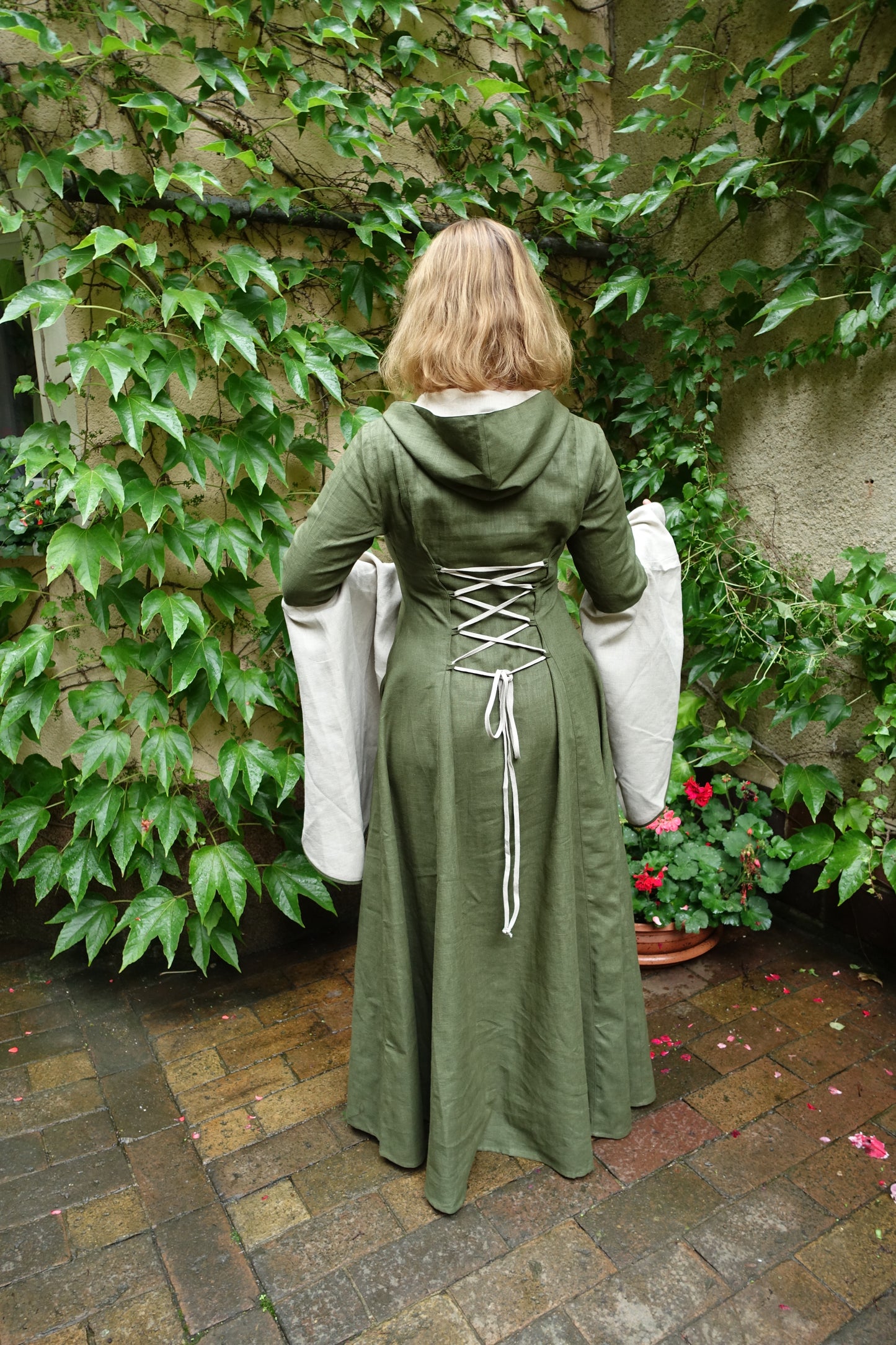 Blaudruck Greiz Kleid Maja