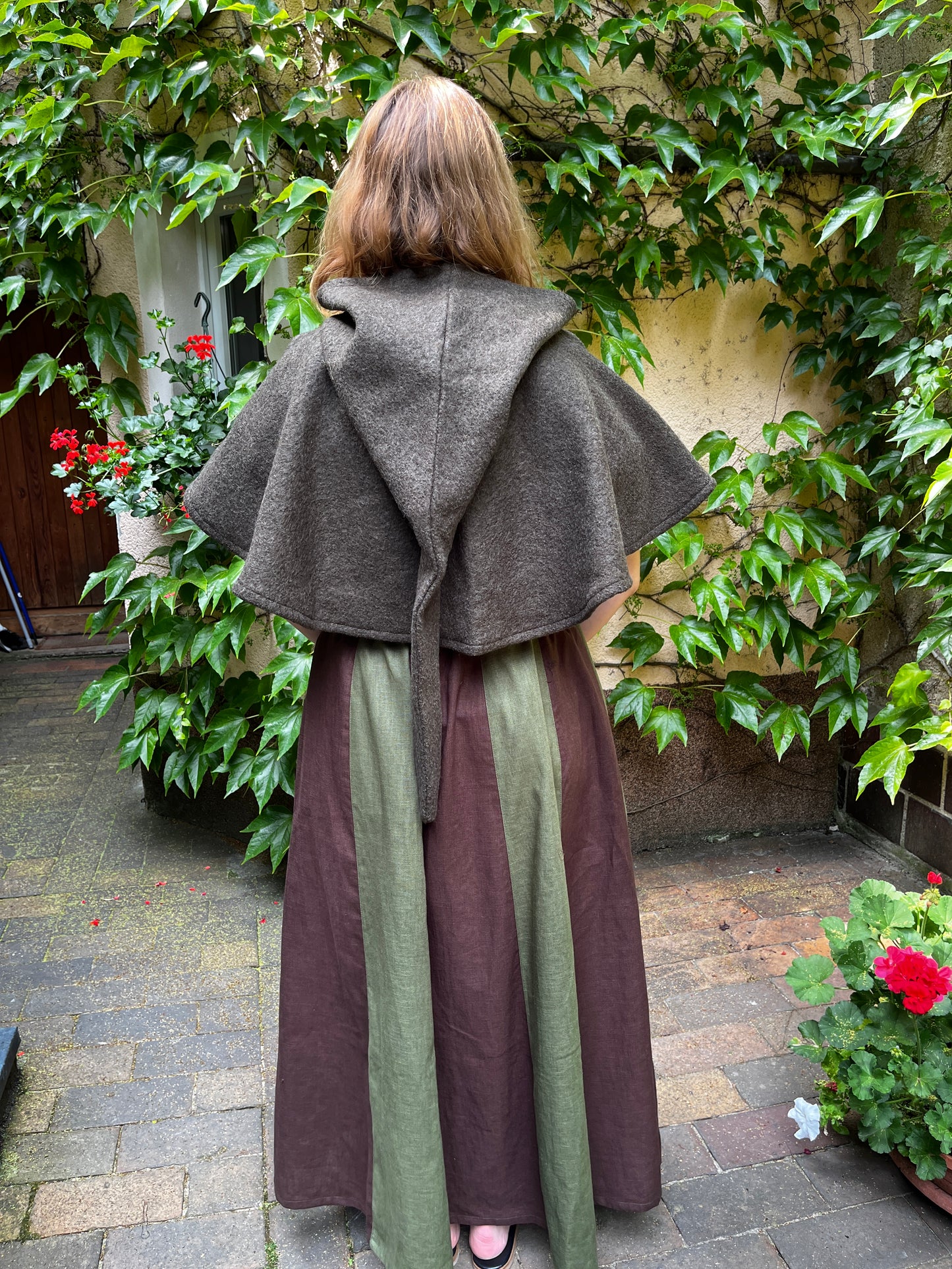 Blaudruck Greiz Gugel Kylian Walkloden