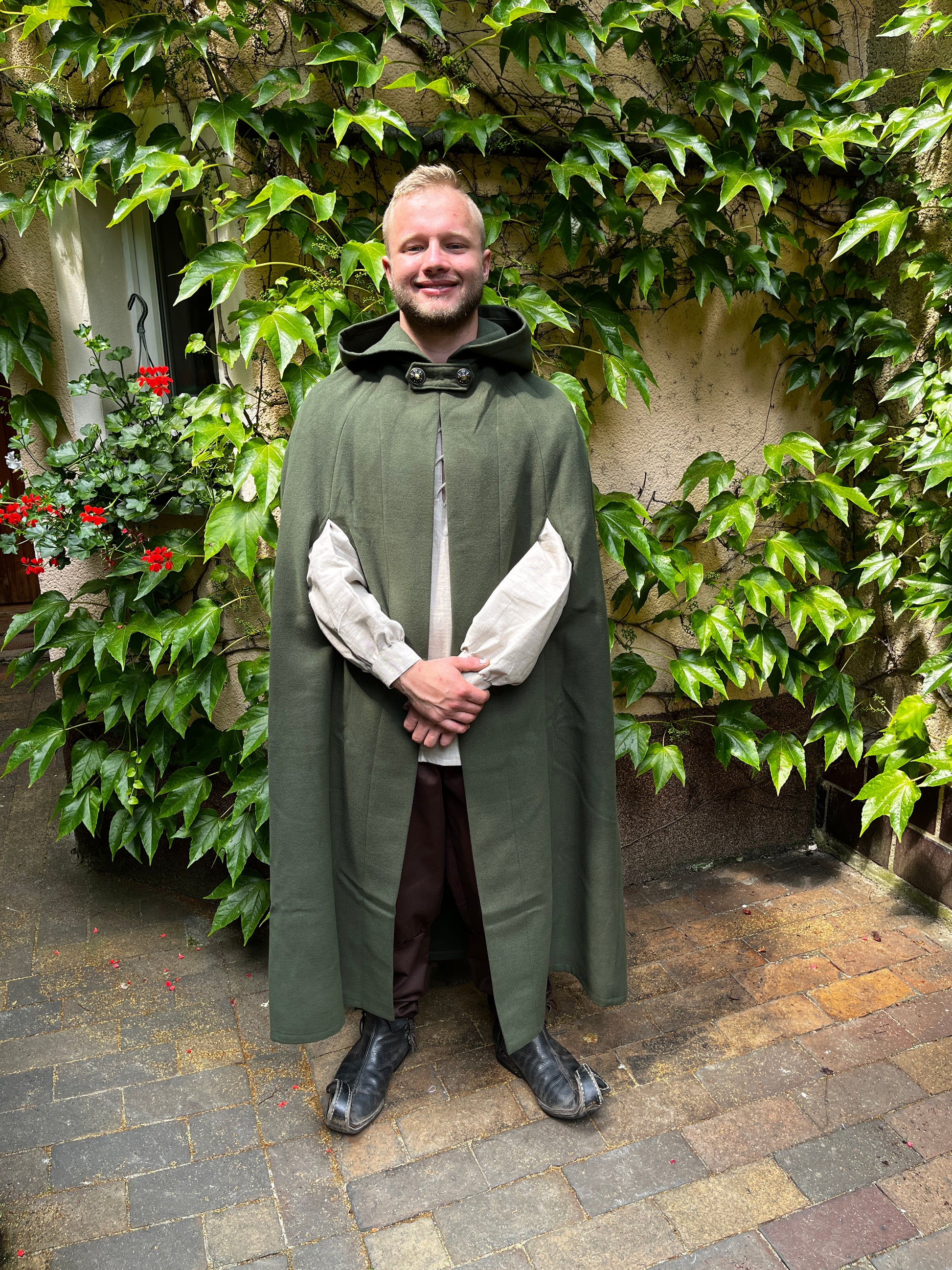 Blaudruck Greiz Umhang Coletta