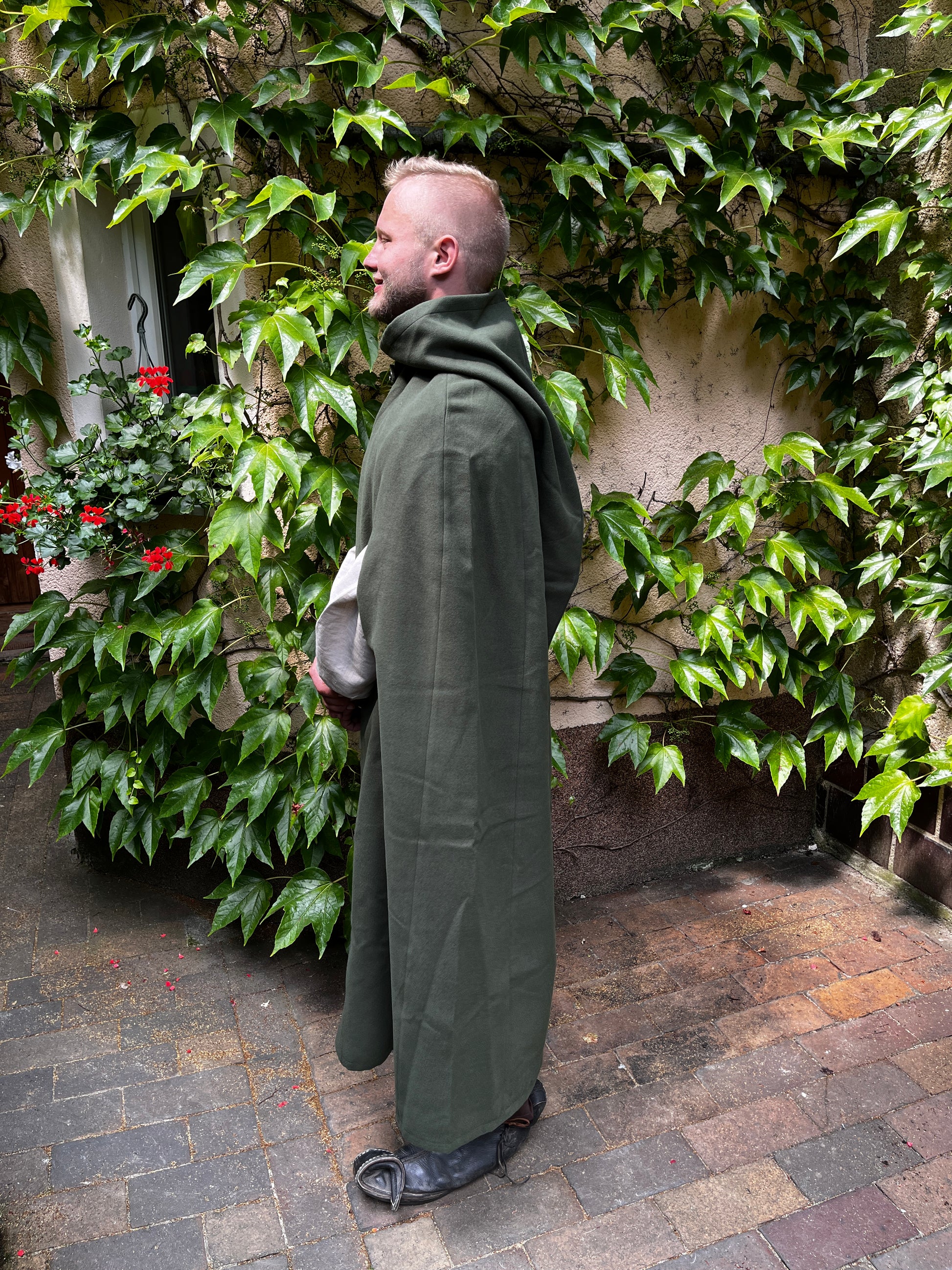 Blaudruck Greiz Umhang Coletta