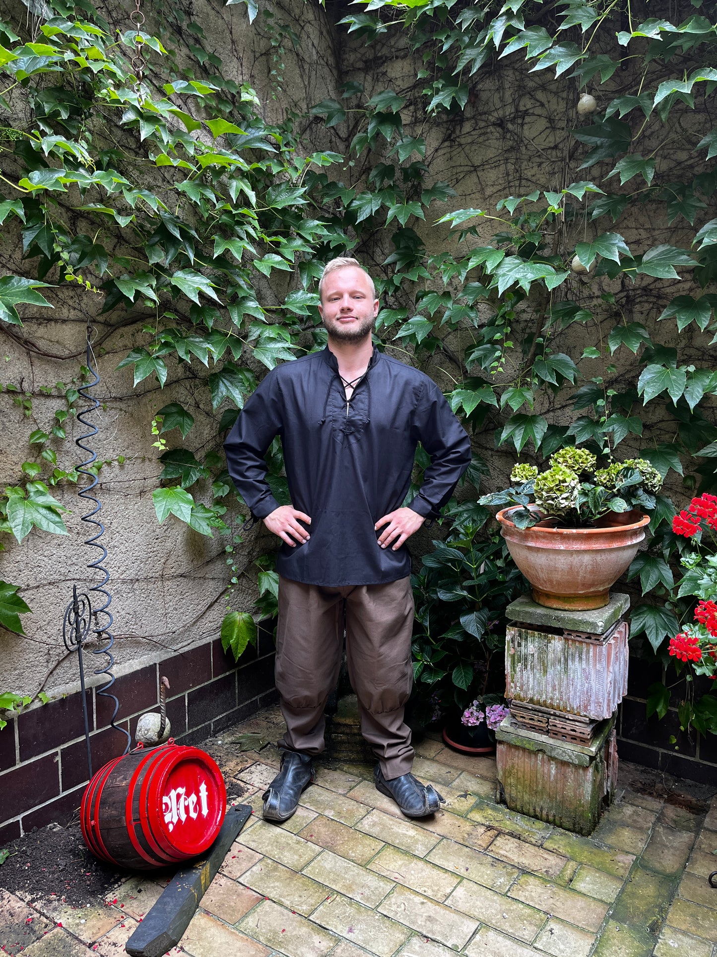 Blaudruck Greiz Wikingerhose Bergur