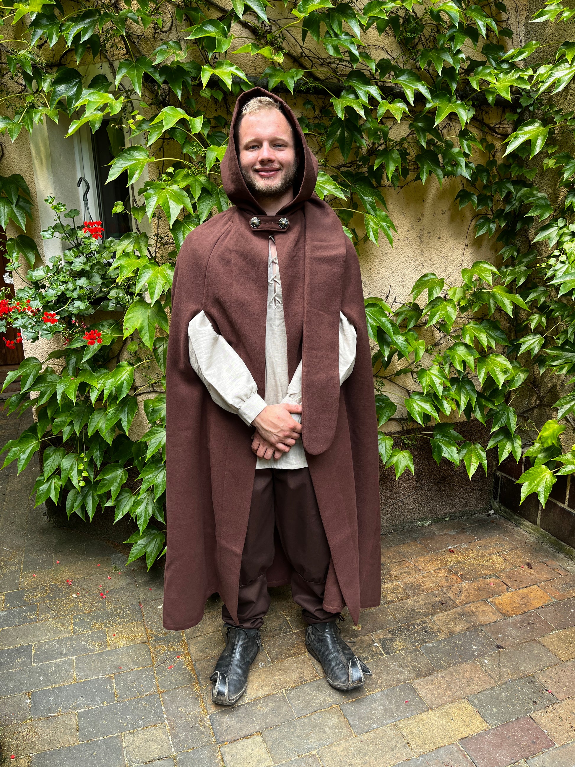 Blaudruck Greiz Umhang Coletta