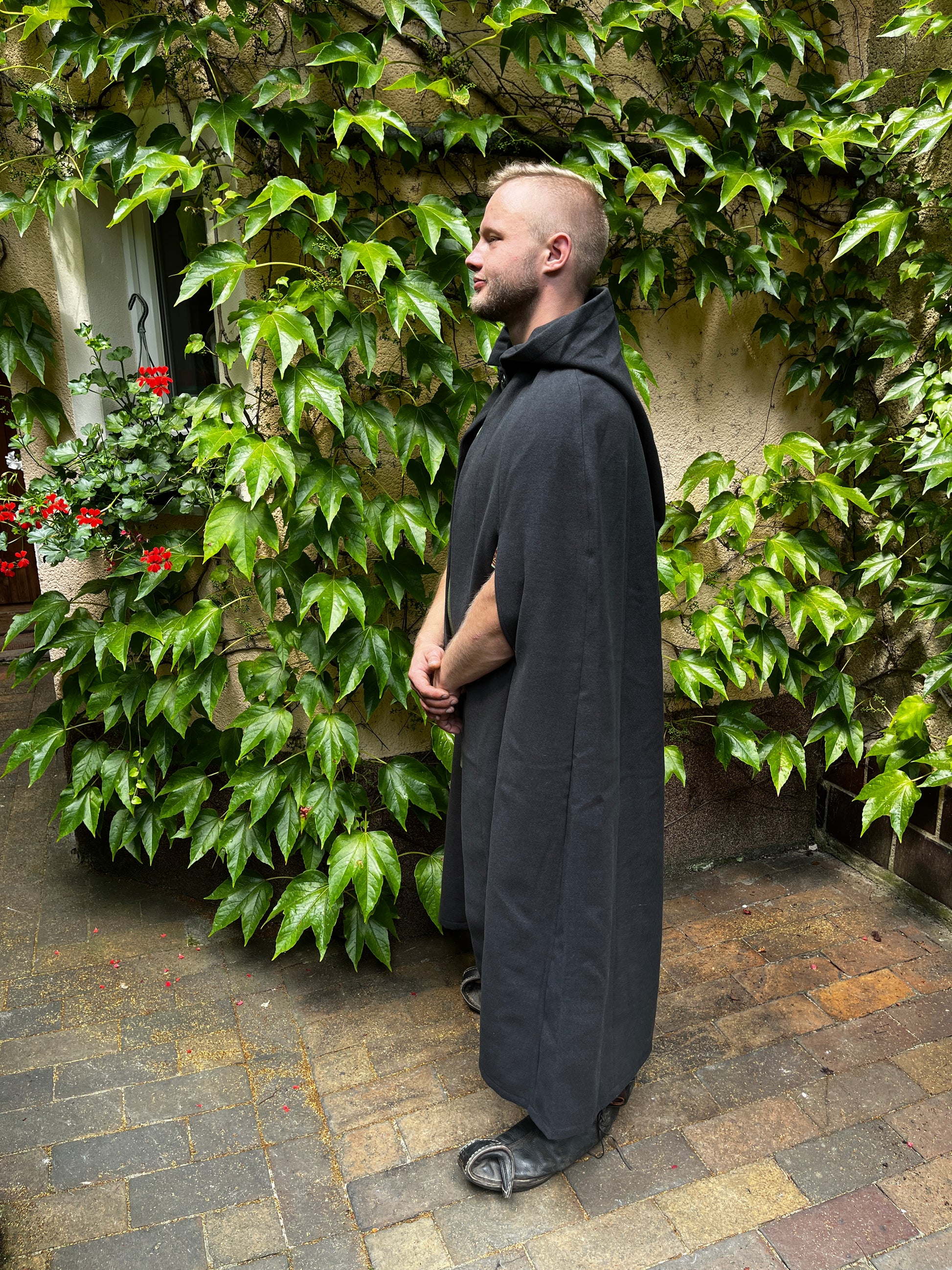 Blaudruck Greiz Umhang Coletta