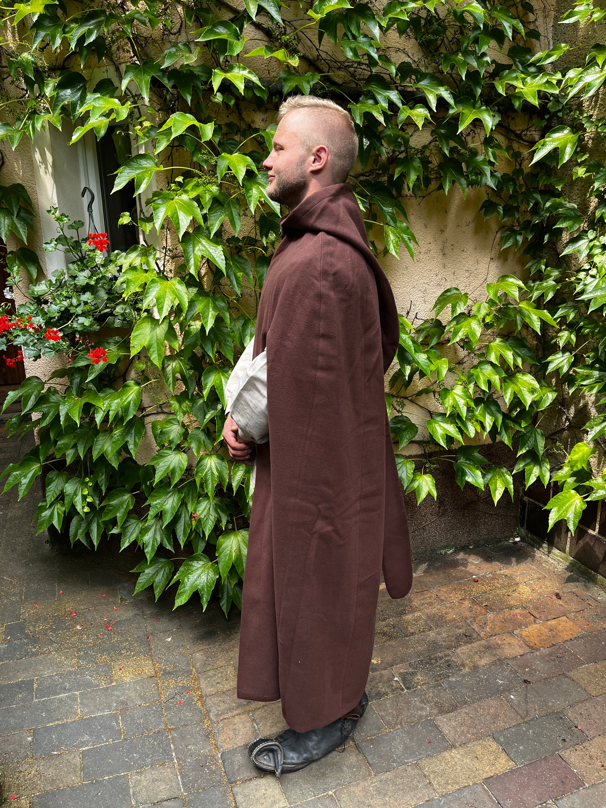 Blaudruck Greiz Umhang Coletta