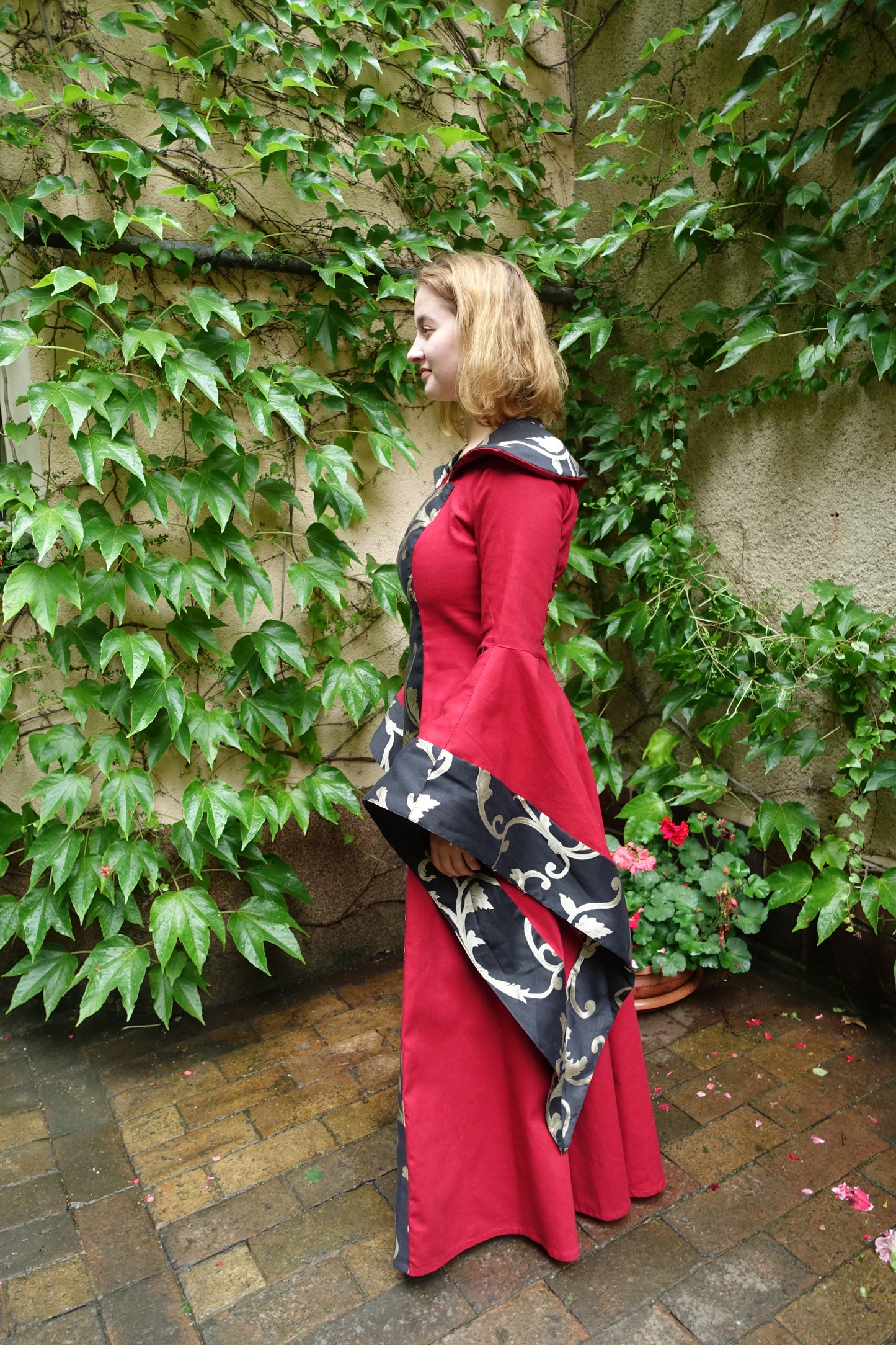 Blaudruck Greiz Kleid Barbara