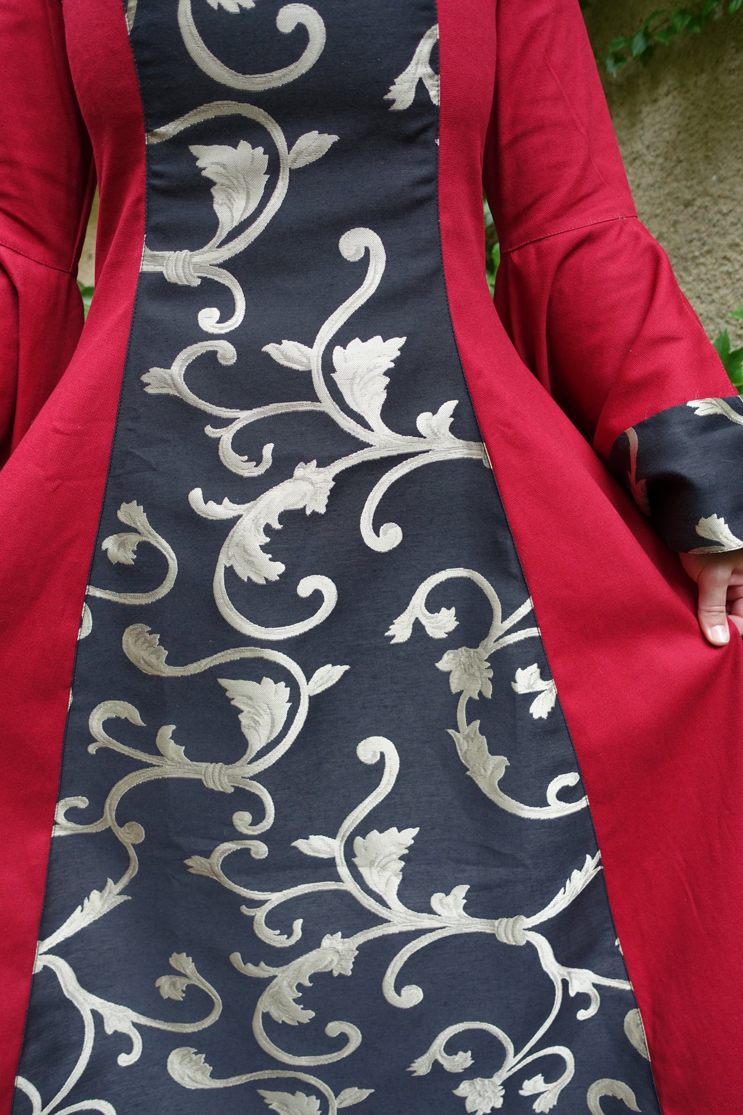 Blaudruck Greiz Kleid Barbara