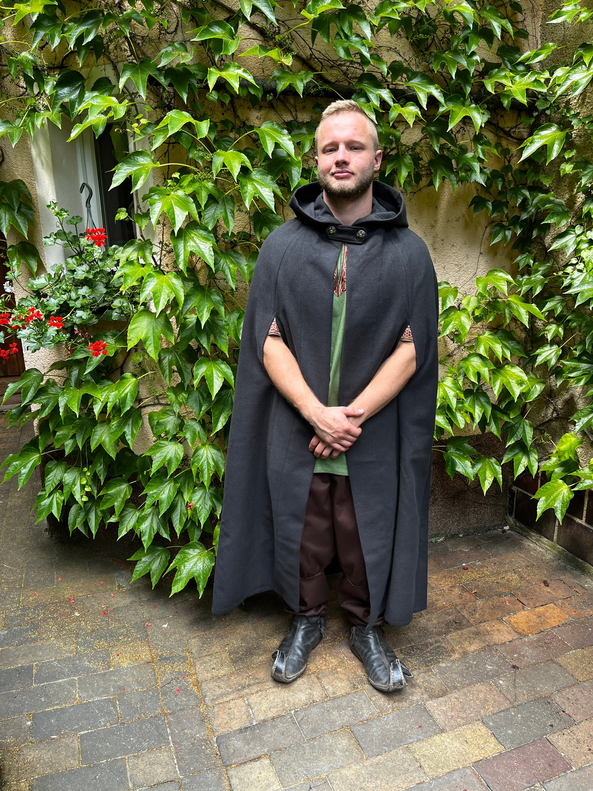 Blaudruck Greiz Umhang Coletta