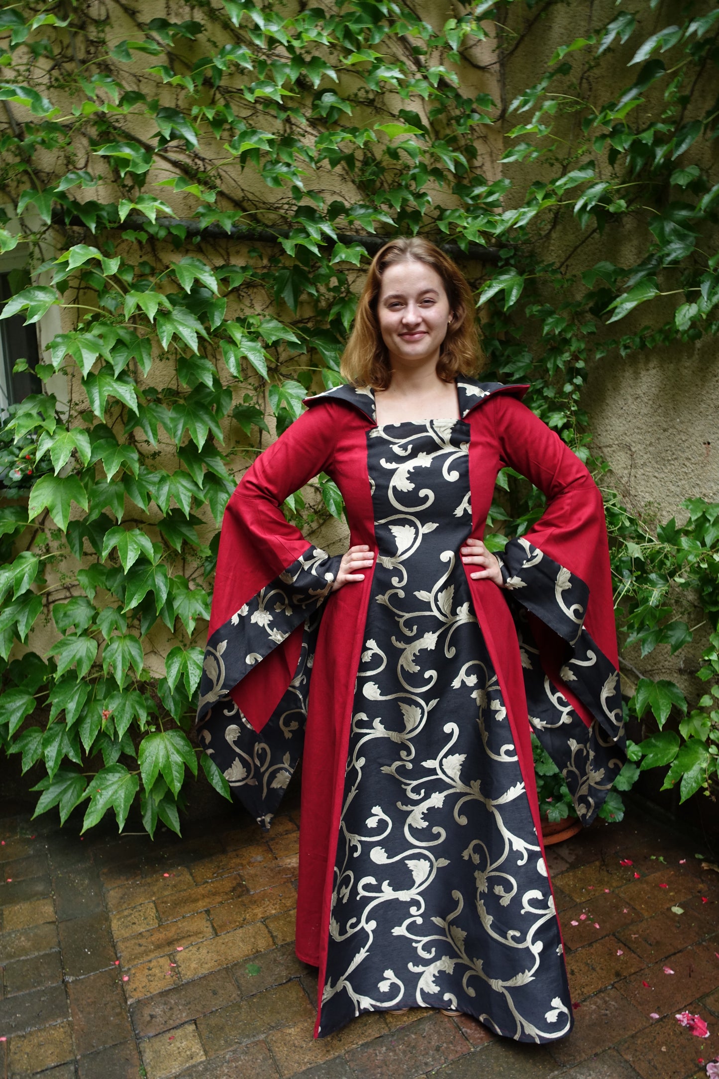 Blaudruck Greiz Kleid Barbara