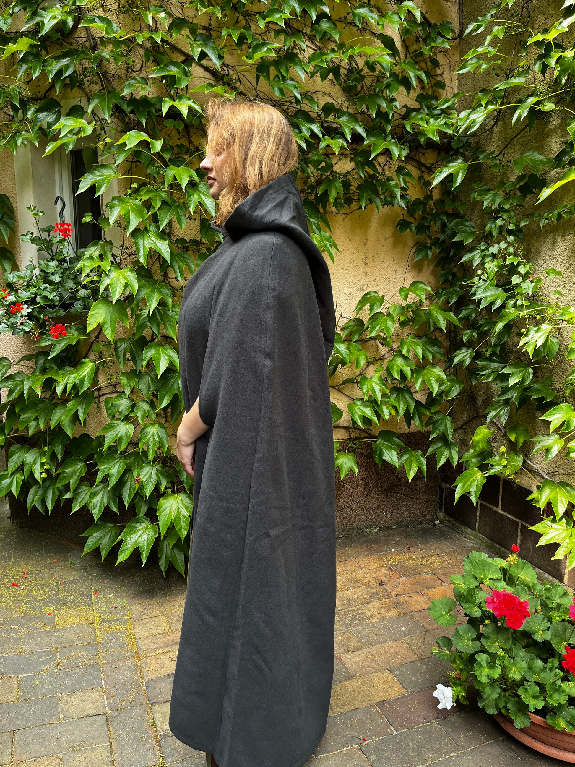 Blaudruck Greiz Umhang Coletta