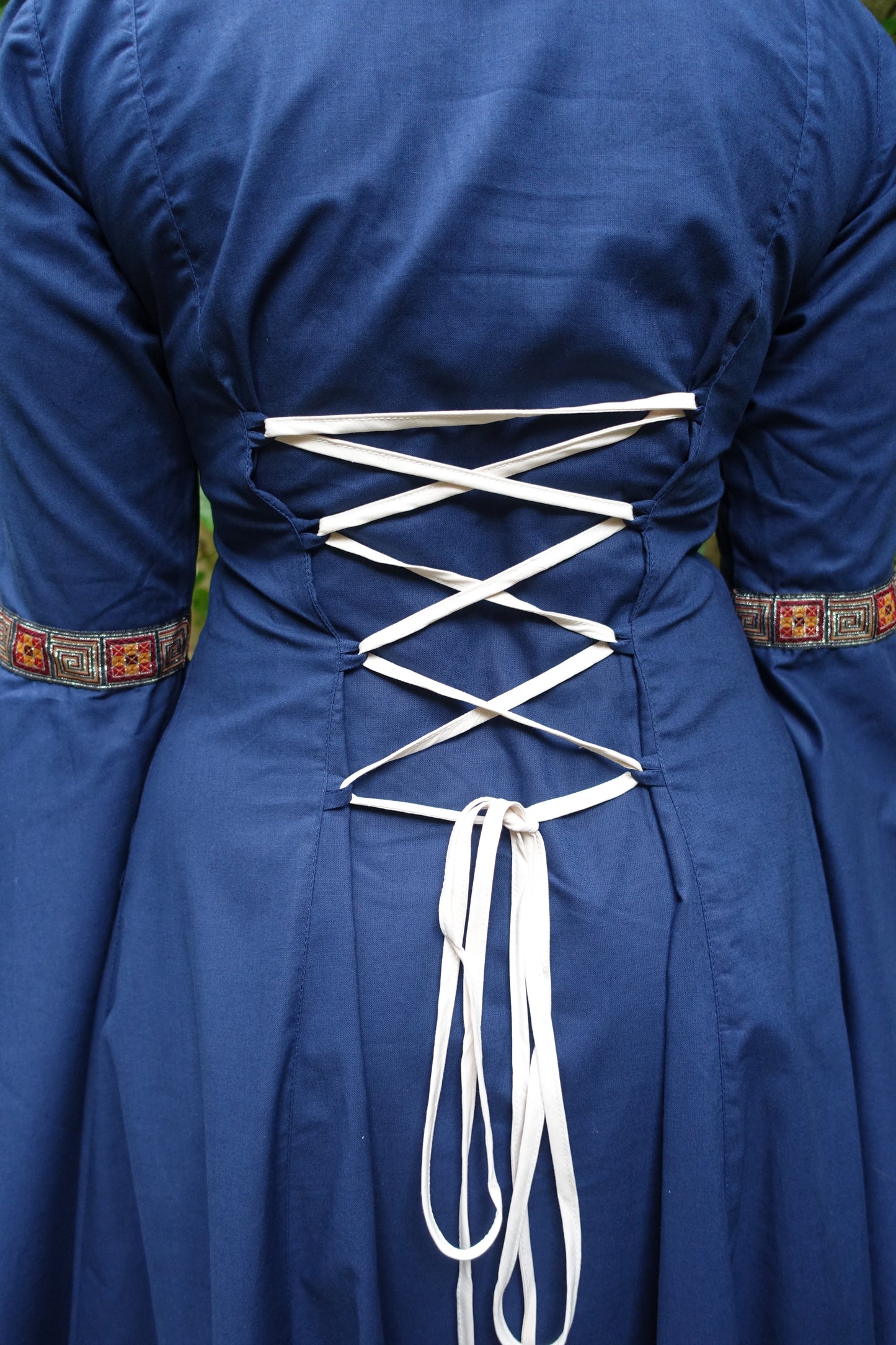 Blaudruck Greiz Kleid Rahel