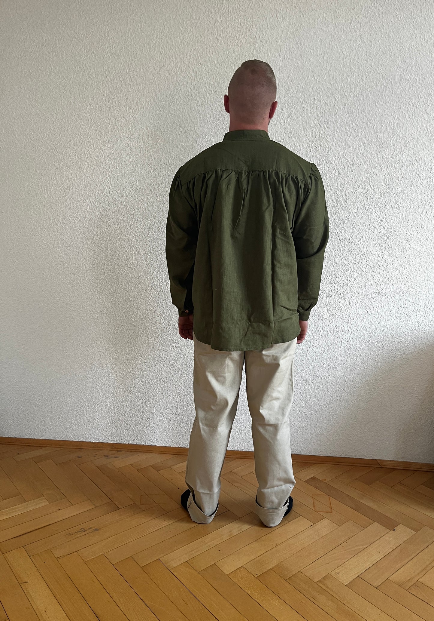 Hemd Leinen Vallentin grün