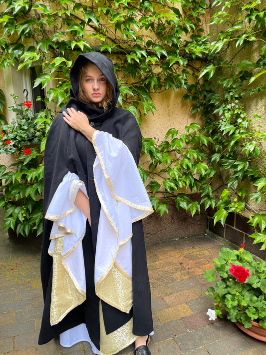 Blaudruck Greiz Umhang Coletta