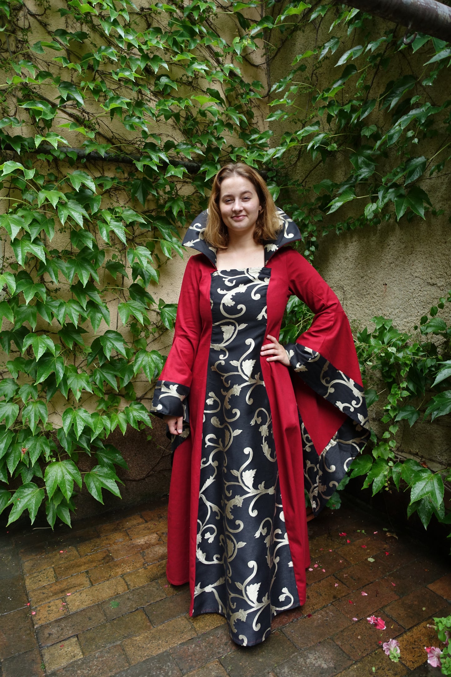 Blaudruck Greiz Kleid Barbara