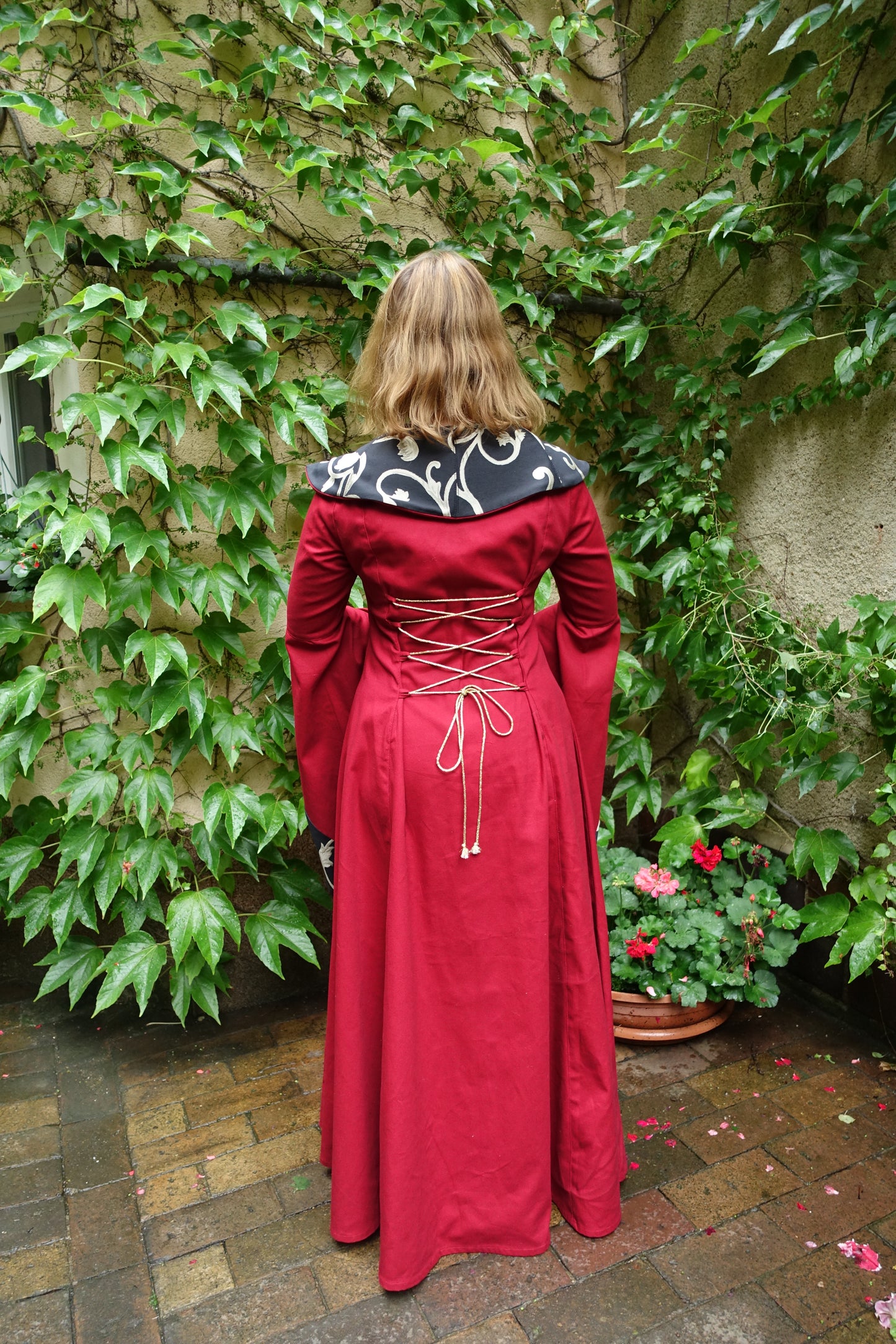 Blaudruck Greiz Kleid Barbara