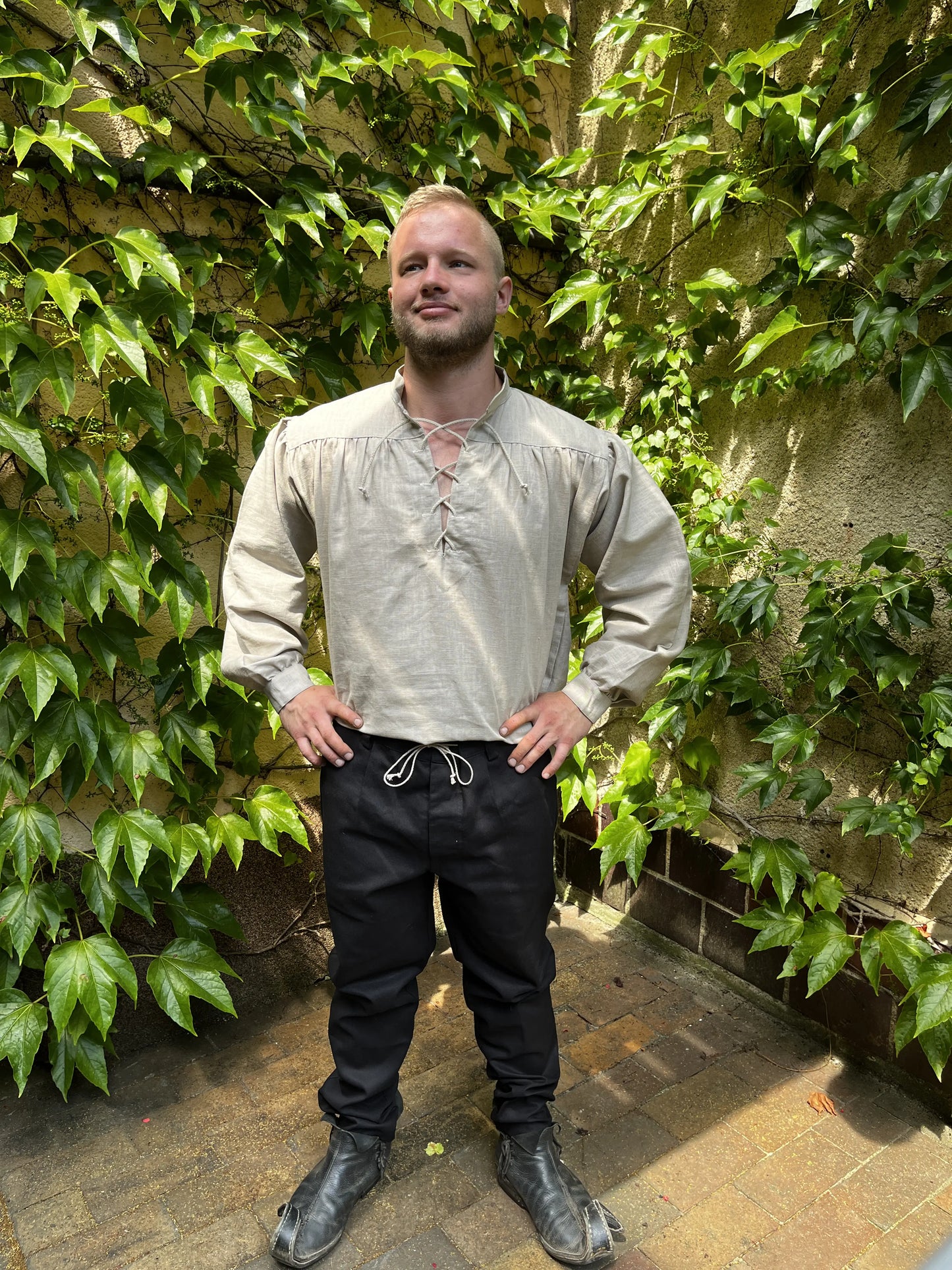 Hose Urbaun Baumwolle schwarz 1