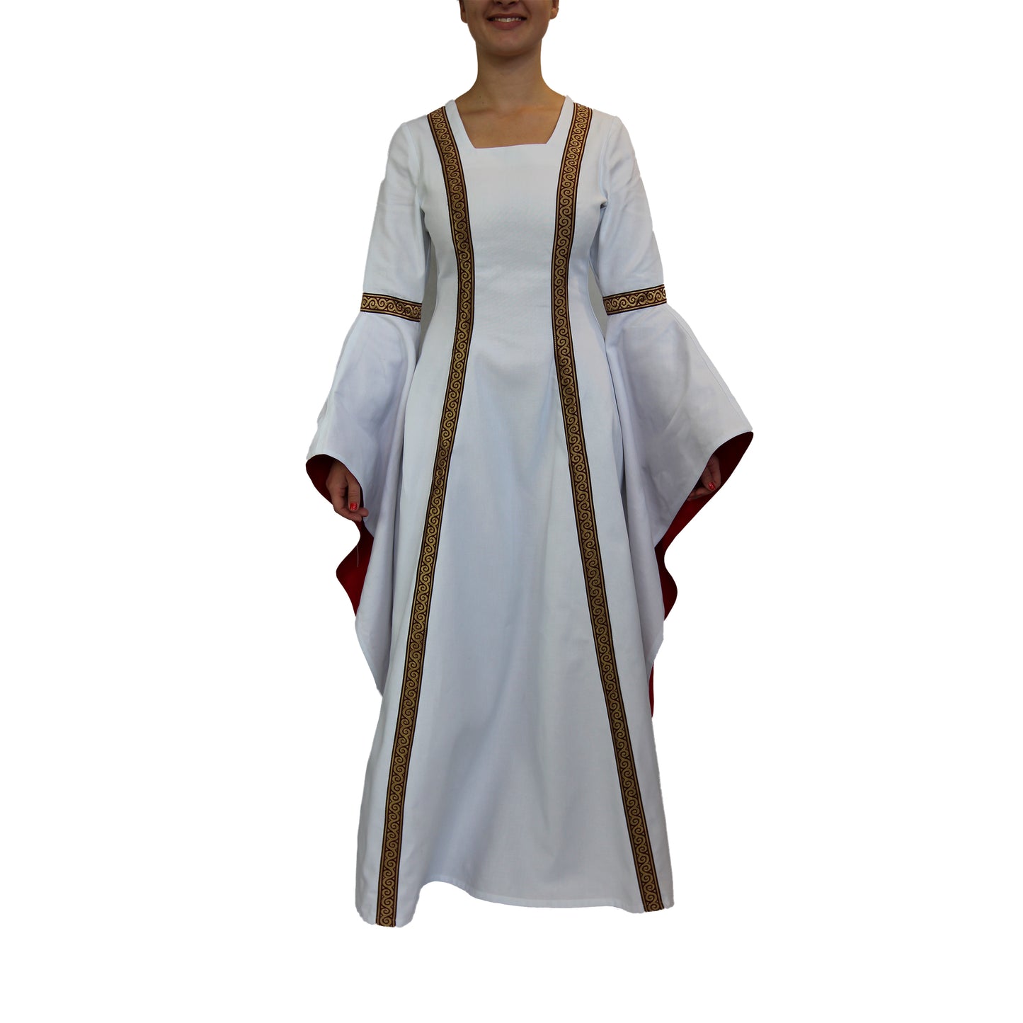 Blaudruck Greiz Hochzeitskleid Ruth