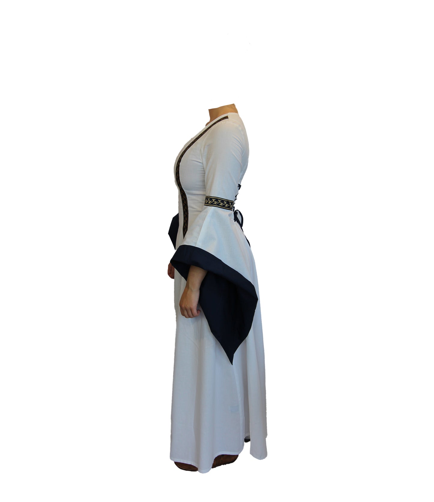 Blaudruck Greiz Hochzeitskleid Ruth