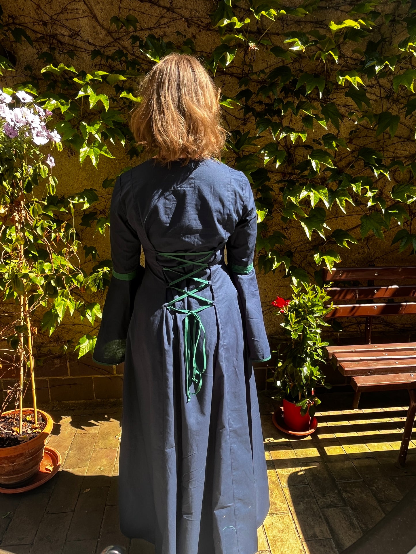 Blaudruck Greiz Kleid Florentine