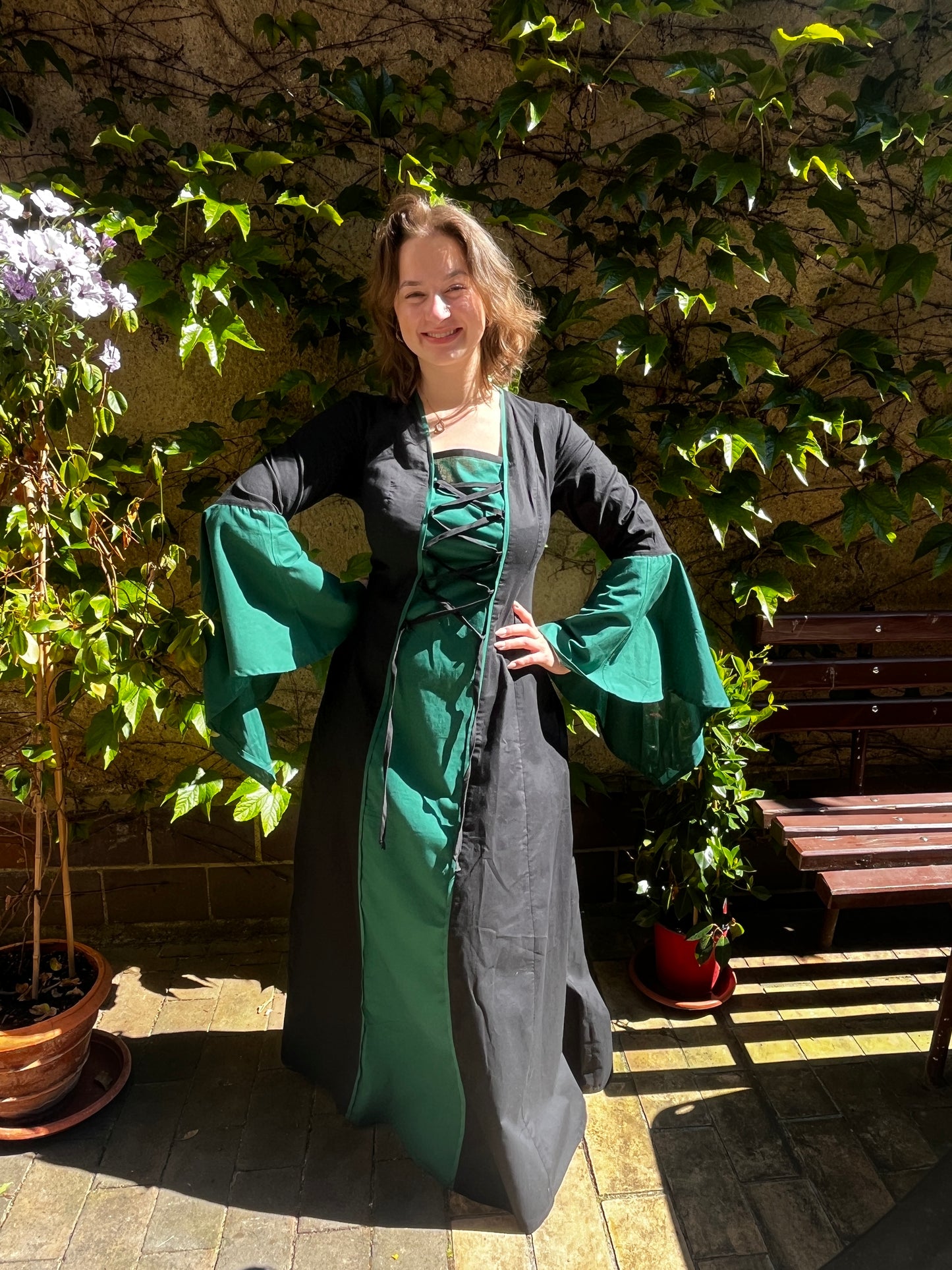 Blaudruck Greiz Kleid Alva