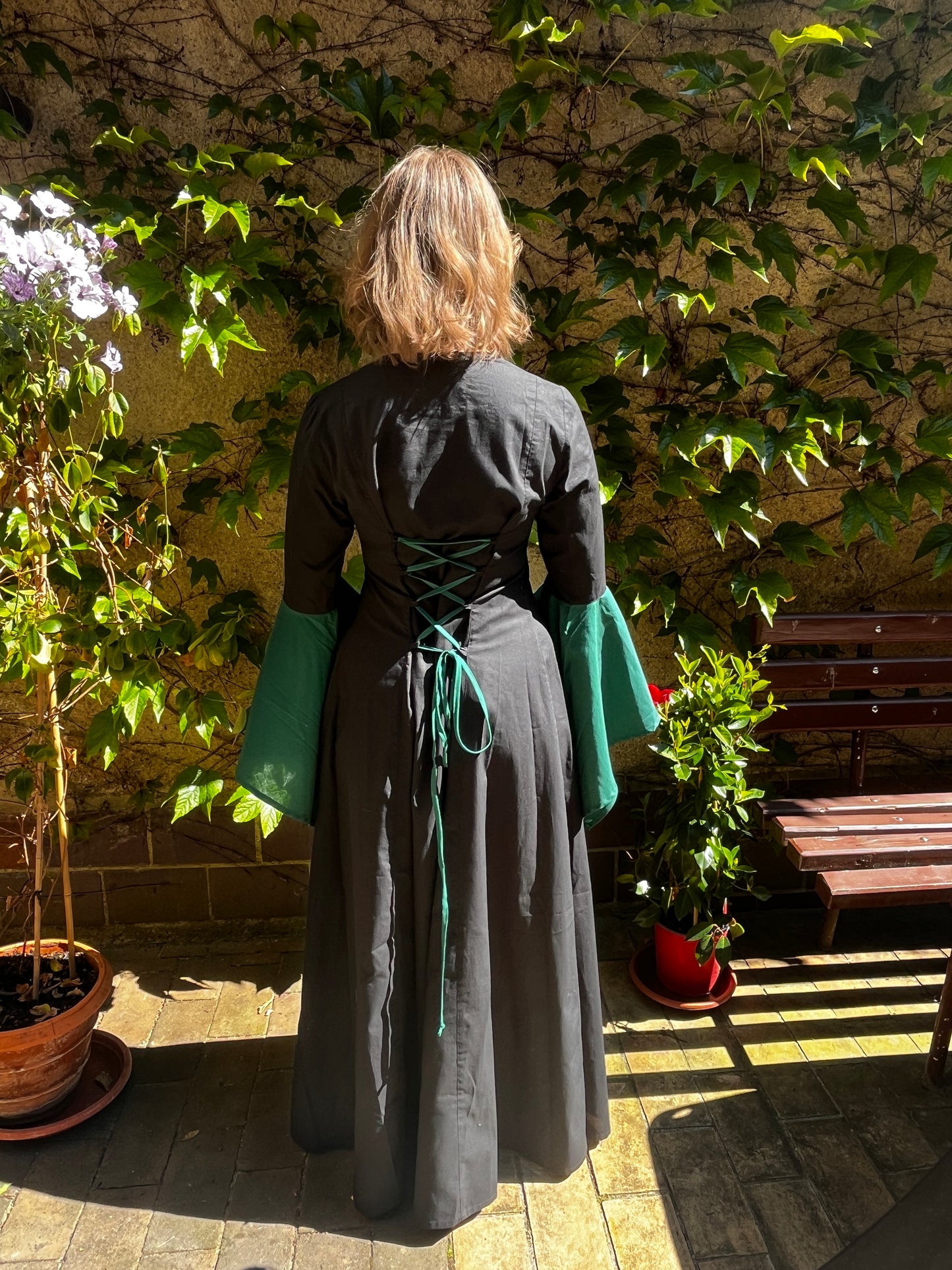 Blaudruck Greiz Kleid Alva