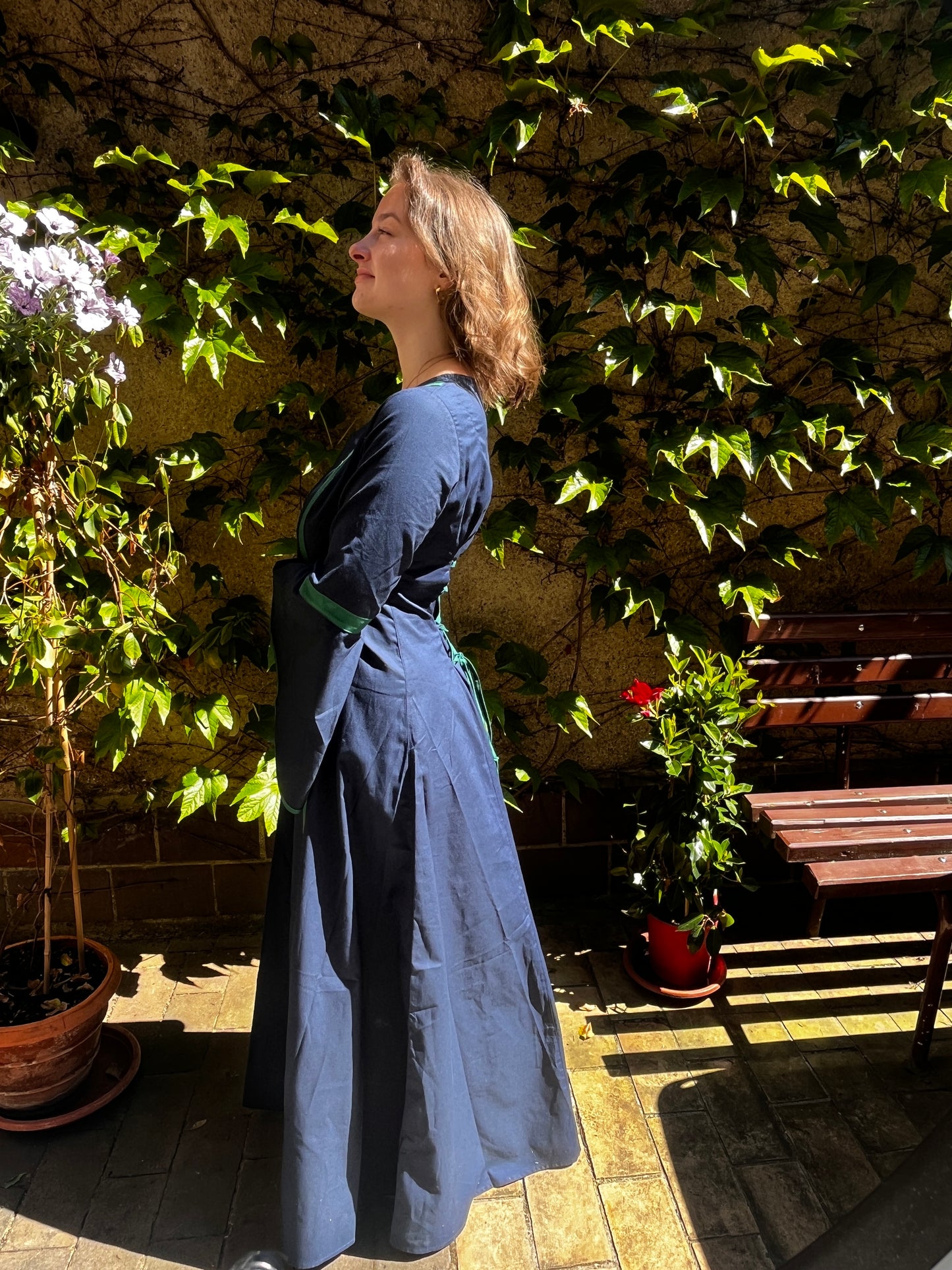 Blaudruck Greiz Kleid Florentine