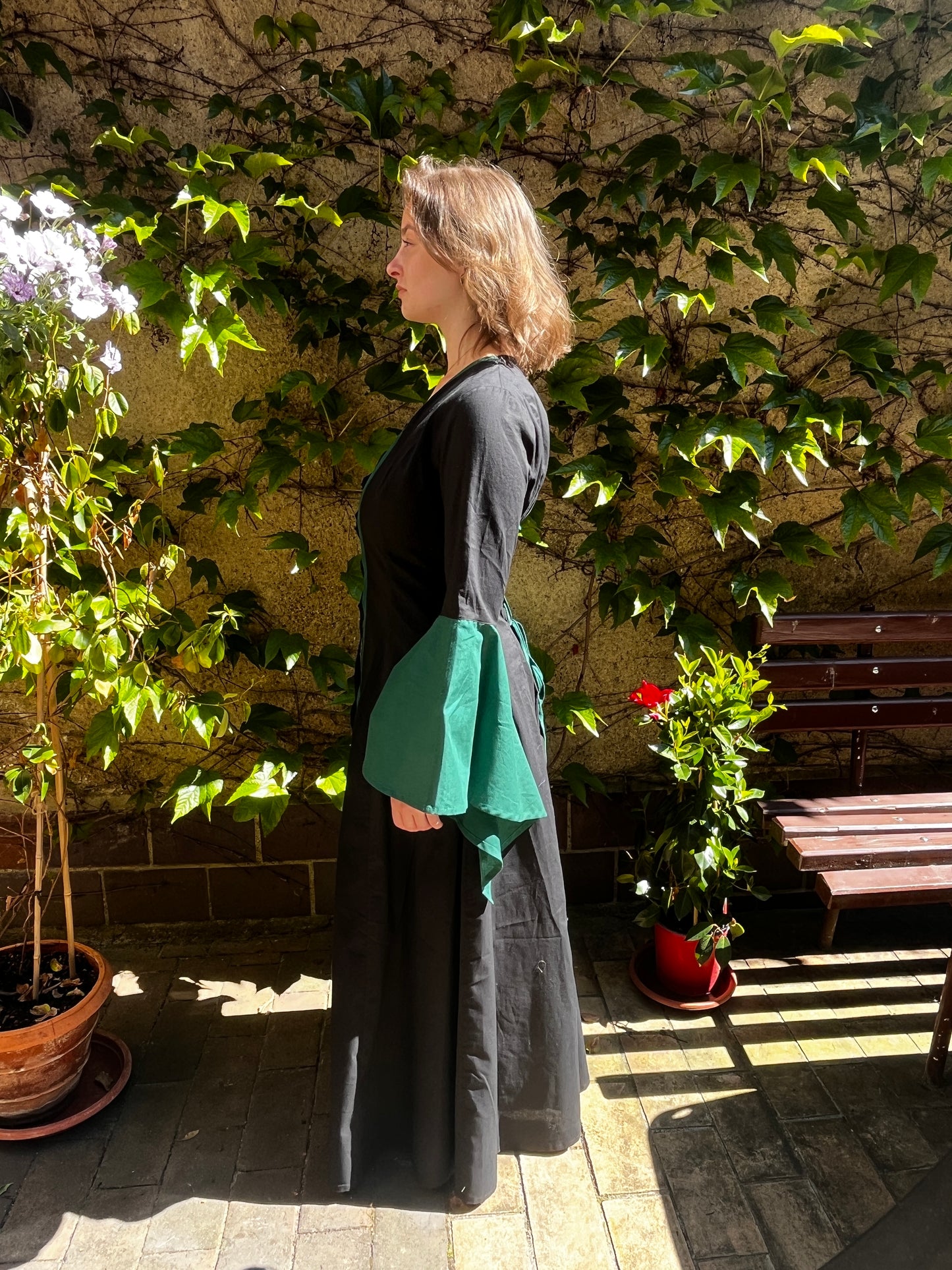 Blaudruck Greiz Kleid Alva