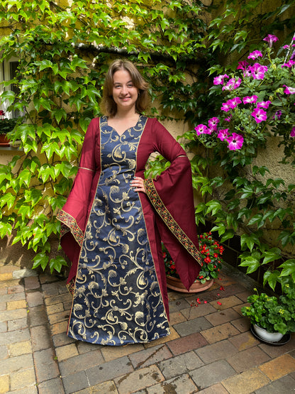 Blaudruck Greiz Kleid Diana