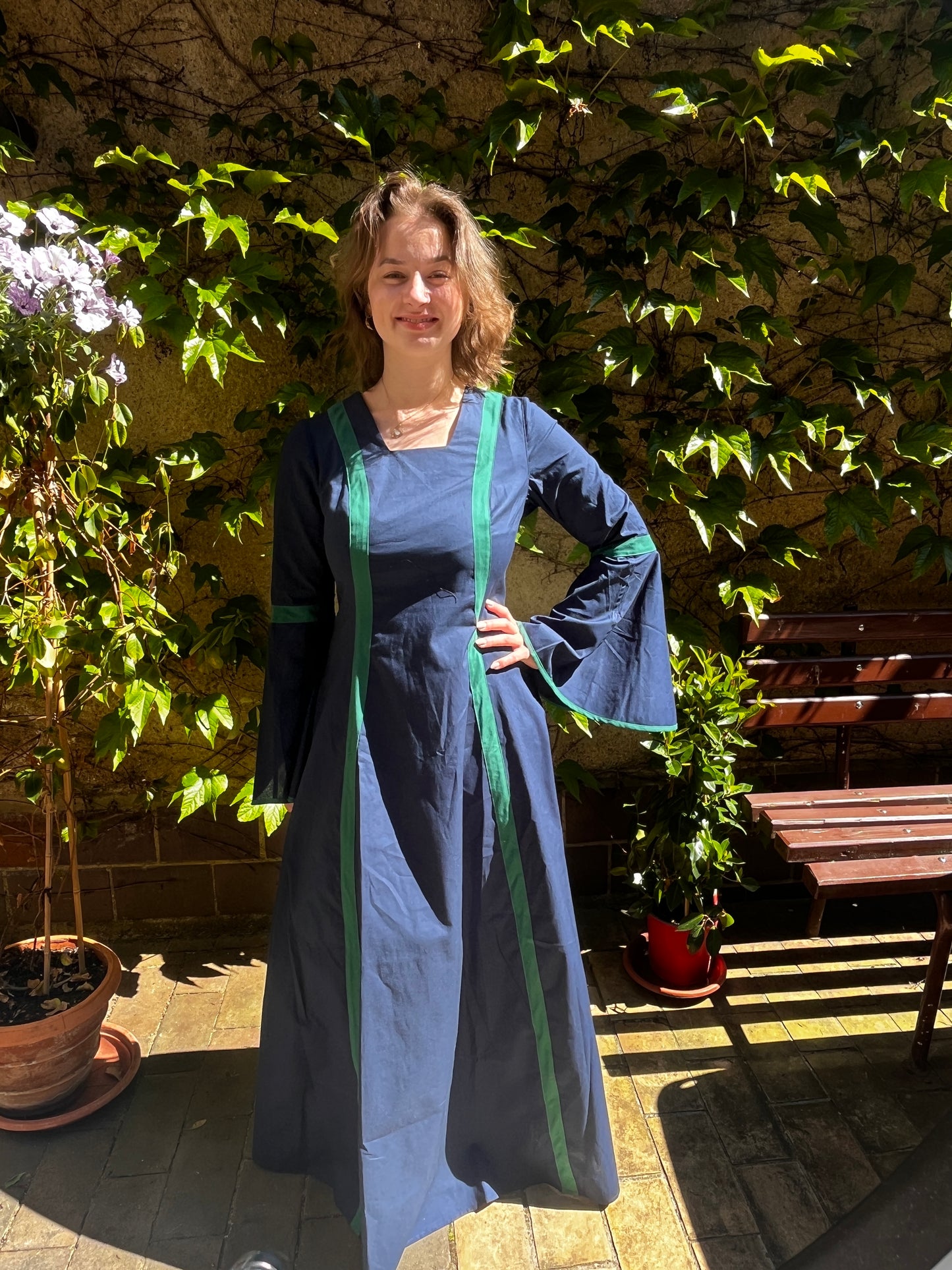 Blaudruck Greiz Kleid Florentine