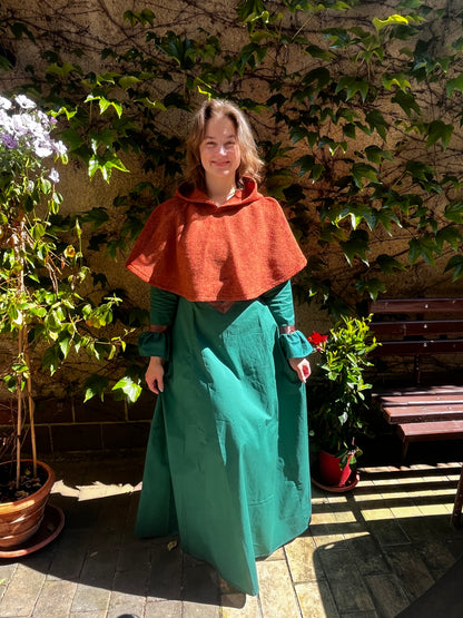 Blaudruck Greiz Kleid Evelina