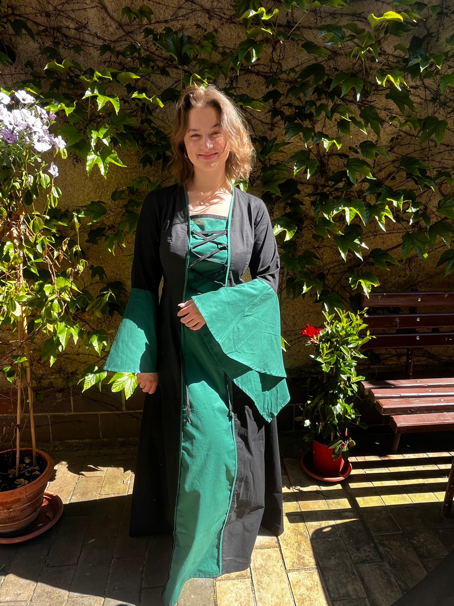 Blaudruck Greiz Kleid Alva
