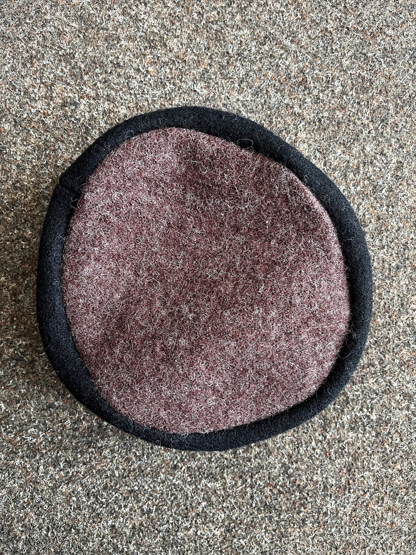 Blaudruck Greiz Kappe braun